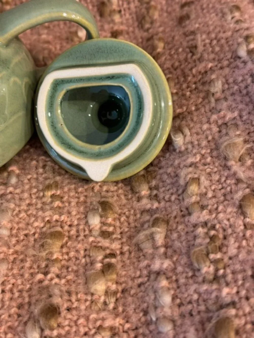 Sage Green Ceramic Individual Teapot by Pier 1 Imports